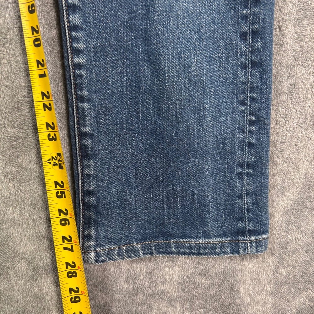 Uniqlo Jeans Japanese Selvedge Denim Kaihara Slim Straight Low Rise Men 35x27 - Picture 7 of 15
